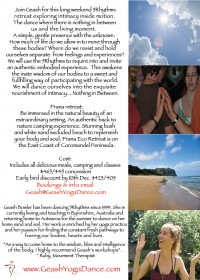 5Rhythms Dance Retreat with Geash, Prana Coromandel, 27th-30th Jan 2012